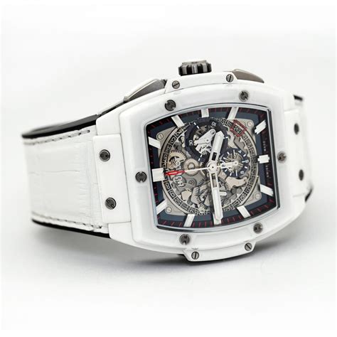 all white hublot watch|hublot black ceramic watch.